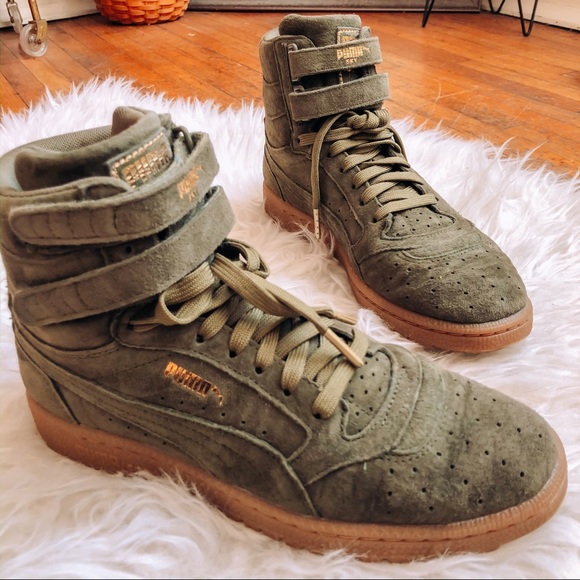 puma high tops velcro